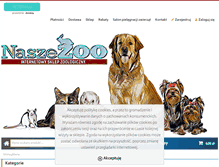 Tablet Screenshot of naszezoo.com.pl